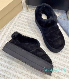 azzlita Platform ugglie Boots Tasman Slip-on uggss Suede loafers Comfort Winter Designer Booties