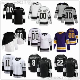 Stitched Hockey Jerseys 8 Drew Doughty 11 Anze Kopitar 22 Kevin Fiala 12 Trevor Moore 20 Luc Robitaille 55 Byfield 80 Pierre-Luc Dubois 99 Wayne Gretzky 16 Marcel Dionne