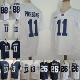 Penn State College Football Jerseys 15 Drew Allar 14 Jaxon Smolik 13 Kaytron Allen 11 Abdul Carter 26 Saquon Barkley PSU Jersey all stitched