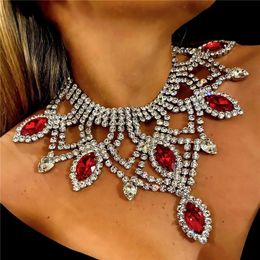 Pendant Necklaces Exquisite Jewelry Sets For Women Wedding Party Accessories Rhinestone Round Stud Earrings & Necklace Gift WholesalePen