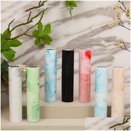 Packing Bottles 10Ml Marble Pattern Rotary Per Bottle Glass Essential Oil Spray Portable Empty Cosmetic Drop Delivery Office Dhgarden Dhmxy