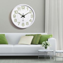 Wall Clocks Practical Clock Easy Installation ABS 12 Inch Modern Luminous Needles Durable For Home