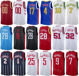 Print Basketball Dillon Brooks Jersey 9 City Cam Whitmore 7 Tari Eason 17 Amen Thompson 1 JaeSean Tate 8 Reggie Bullock 25 Fred VanVleet 5 Statement Shirt Men Kids