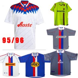 1992 Maillot de foot Soccer Jersey Lyonnais ROONEY RONALDO JEFFINHO OL AOUAR TAGLIAFICO Fans Player football shirts 95 96 TRAORE SARR man lyon kits