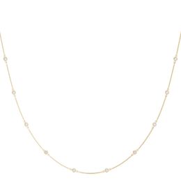 1.1Mm Chain Popular For Women 14Kt, 10Kt, T, Platinum, Sier Lab Grown Diamond Necklace