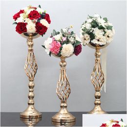 Candle Holders S/M/L Retro Metal Crafts Candlestick Arrangement Home Decoration Ornament Drop Delivery Garden Dhgarden Dhvfk