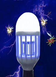 Lampada killer di zanzare E27 110V 220V 15W LED LED TRAP elettrica trappola elettrica Killer Light Electronic Anti Insect Bug LAD LAMPS1421424