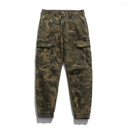 Men's Pants Spring Men Cotton Mens Cargo Khaki Military Trousers Camouflage Casual Tactical Big Size Army