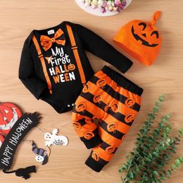 Clothing Sets Girls 6months Outfits Infant Boys Halloween Long Sleeve Romper Bodysuits Cartoon Pumpkin Teen Girl Clothes