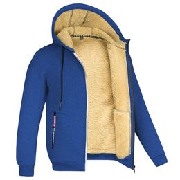 Mens Hoodies Sweatshirts Heavy wool mens winter jacket autumn and warm Fashion casual geotextile 231118