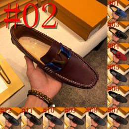 1-40MODEL 2024 Luxury Designer Men's Loafers Shoes Casual Leather Loafers Breathable Italian Shoes Men Brand Moccasins Designer Male Boat Shoes Zapatos Hombre