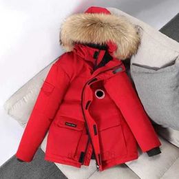 Canadian Goose Winter Coat Thick Warm Men's Down Parkas Jackets Work Clothes Jacket Outdoor Thickened Fashion Keeping Couple Live Broadcast Coat387 5UQFD