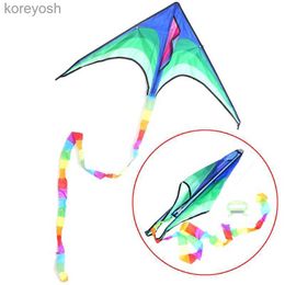 Kite Accessories Large Delta Kite For Kids And Adults Single Line Easy To Fly Kite Handle IncludeL231118