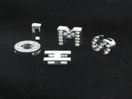 500 Pieceslot 8MM10MM AZ Rhinestone Letter Charms for DIY Pet Name DIY Dog Cat Pet Collar Slide Charm Letters 1325 T26577514