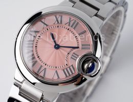 Top Stylish Quartz Watch Women Gold Silver Dial Sapphire Glass 28mm 33mm Classic Design Wristwatch Ladies Elegant Full Stainless Steel Band Clock 1627
