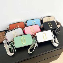 Designer Bag Snapshot Multi-color Camera Bag Classics Mini Mark Bag Handbag Womens Wide Strap Shoulder Bag Fashion Luxury Leather Flash Strap High Texture Wallet