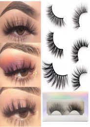 3D Mink Lashes 16 Styles Faux Mink False Eyelashes Natural Long Dramatic Ultra Wispies Fluffy Eyelash Full Strips Fake Eye Lash Ex6628820