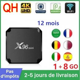 android tv box Abbonamento Italia 12 mesi codice QHD e lettore multimediale Android X96mini (1+8 GB) 2+16GO