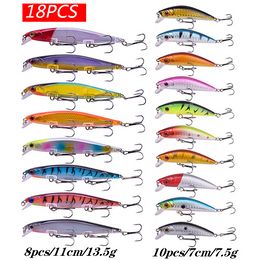 Fishing Lure Set Minnow Sinking Hard Bait Swing Crankbait Crazy Wobblers Tackle Artificial Bionic Crank Lures Kit FishingFishing Lures artificial fishing bait set