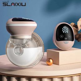 Breastpumps Hands-Free Breast Pump Wearable Wireless Pump with 3 Modes 9 Levels Portable Electric Pump Smart Display 24mm BPA FREEL231118