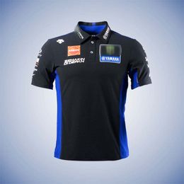 T-shirt da corsa POLO per motociclisti Yamaha, nuovo stile caldo fuoristrada estivo