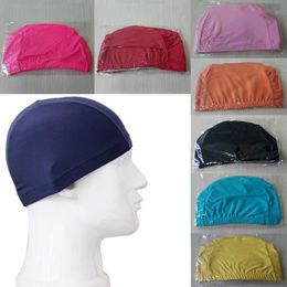 Swimming caps Waterproof elastic ear protection sports women's outdoor flexible hair clip professional and fashionable swimming cap P230531