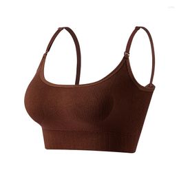 Camisoles & Tanks Selling Lady Bras Base Spaghetti Strap Underwear Breathable Comfortable Seamless Sexy Backless Good Elastic Brassiere