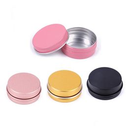 Packing Bottles 15Ml Metal Aluminium Bottle Tins Lip Balm Containers Empty Jars Screw Top Tin Cans Drop Delivery Office Scho Dhgarden Dh9Ly