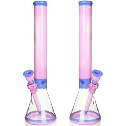 Vintage PREMIUM Glass Bong Water Hookah 18INCH Smoking Pipes With Bowl or banger Original Glass Factory can put customer logo by DHL UPS CNE