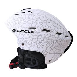 Ski Helmets LOCLE Men Skiing Helmet Women Children Boys Girls Ski Helmet Skating Skateboard Snowmobile Motorcycle Helmets Size 52-64cm 231120