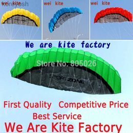 Kite Accessories free shipping 2.5m dual Line Stunt power Kite soft kite Parafoil kite surf flying outdoor fun sports kites kiteboard factory koiL231118