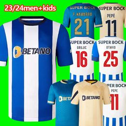 23 24 FC Portos soccer jerseys CAMPEOES PEPE SERGIO OLIVEIRA MEHDI LUIS DIAZ MATHEUS Training Fans player version 2023 2024 HOME away 3rd football shirts Kids kits