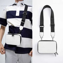Shoulder Bags 2023 New Men's Shoulder Bag White Mini Envelope Bag Versatile Square Shape Crossbody and Shoulder Bag for Men messenger bag sacs