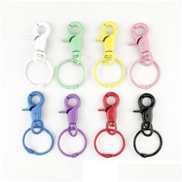 Party Favour Key Ring Colour Round Chain With Accessory Circle Cute Keychain Personality Ct0146 Drop Delivery Home Garden Festive Supp Dhcwe