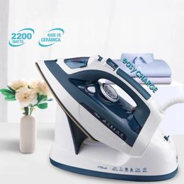 Garment Steamers Cloth Irons 2200w Wireless Iron 2 in 1 and Wired Steam Cordless Generator with Stand for 231118