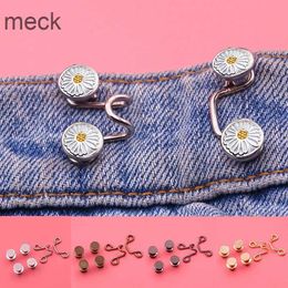 Button Hair Clips Barrettes Waist Adjustment Button DIY Invisible Adjust Metal Button Removable Jeans Buckle No Nails Waist Buckle Detachable Rivet Button