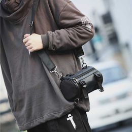 Shoulder Bags Hip Hop Cylindrical Women's Crossbody Bag Unisex Shoulder Bags Luxury Designer Handbag High Quality Nylon Female Messenger Bag