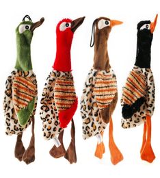 1Piece 309cm Squeak Plush Dog Toy Bird Stuffing Puppy Interactive Play Assorted Colour 8398829