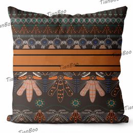 Designer Pillows Cases Decorative Throw Luxury Fashion Vintage Fleece Pillowcase Cover Case Covers Pillowcases Sofa Home 45x45CM Best quality