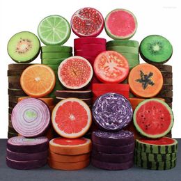 Pillow Fruit Shape Funny Watermelon Orange Toy Doll Sofa Home Decoration Gift Birthday Wedding Seat