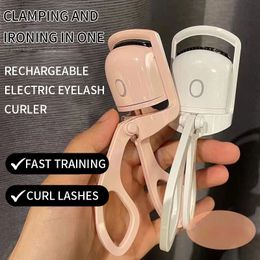 Face Massager Pink and white electric perm fast heating portable eyelash device clip 230418
