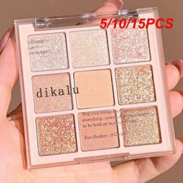 Eye Shadow 51015 pearl matt eye shadow board 9 color anti pollution cosmetics milk tea 231117