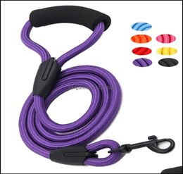 Dog Leash For Small Large Dogs Leashes Cat Pets Nylon Lead Rope Pet Long Belt Outdoor Walking Training Drop Delivery 2021 Collars 7509343