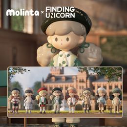 Blind box Original Molinta College Series Blind Box Toys Model Confirm Style Cute Anime Figure Gift Surprise Box 230418