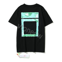 2023 Summer Men Women Designers Men's T-Shirts Loose Tees Fashion Brands offs Tops Mans Casual Shirt Luxurys Clothing Street Shorts Sleeve Clothes whites Mens Tshirts