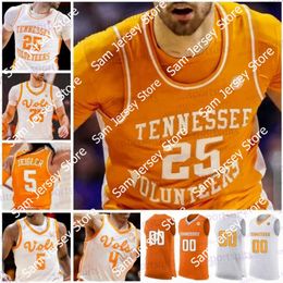 Custom Tennessee Volunteers Basketball Jerseys 30 James 4 Tyreke Key 33 Uros Plavsic 0 Jonas Aidoo 15 Jahmai Mashack 11 Tobe Awaka for Men Women Youth Kid Jersey S-4XL