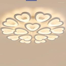 Ceiling Lights LED Living Room Lighting Acrylic Chandelier Modern Bedroom Children's Circular Indoor Home Fixtures