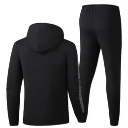 Men's Tracksuits 2023 Autumn And Winter First Repair Cardigan Hooded Sweater Closed Trousers Running Leisure Sports Two-piece Suit