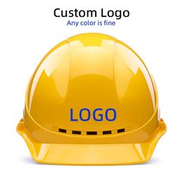 Cycling Helmets Custom Safety Helmet Cap Premium ABS Hard Hat Work Suspension for Industrial Construction 231117