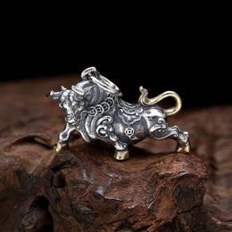 Pendant Necklaces Fashion Men's Necklace Spanish Bullfighting Taurus Retro Punk Jewellery GiftPendant